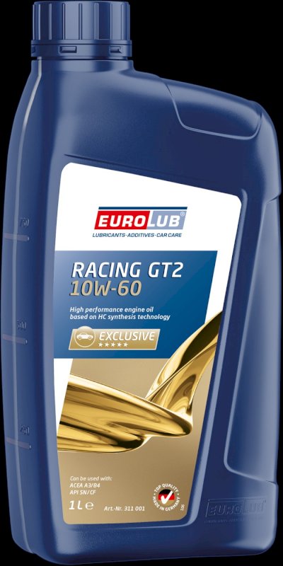 EUROLUB RACING GT2 10W60 SN/CF HC-SYN 1L